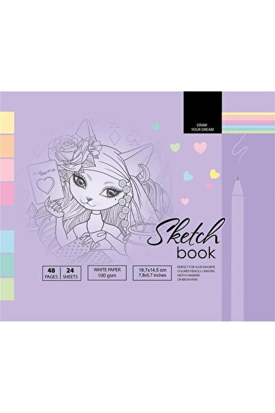 Fresh Caiet de schite, Fresh, 197x145, Multicolor, 100g