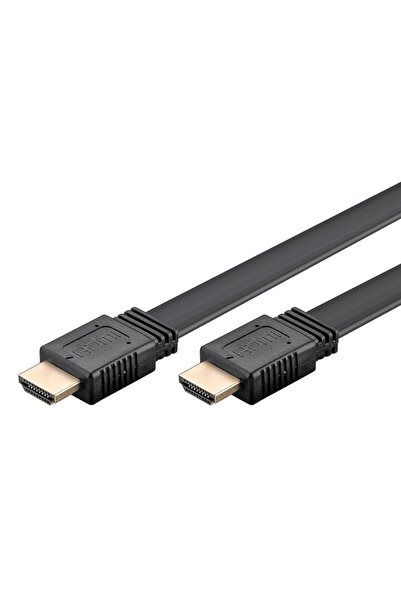 NO BRAND Καλώδιο GOOBAY HDMI 77133 με Ethernet, flat, 8K/60Hz, 48 Gbps, 1m, μ...
