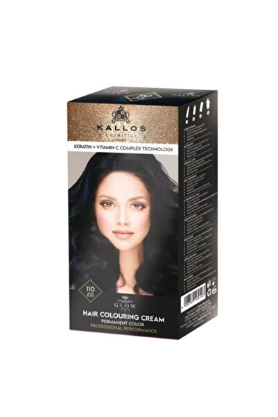 Kallos Vopsea Permanenta - Glow Long Lasting Cream Hair Colour, nuanta 110 Ne...