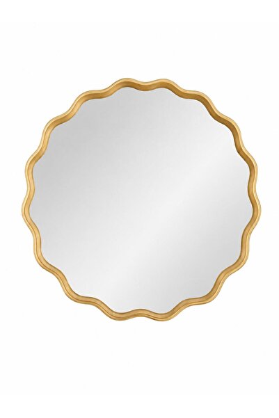Evrio Papatya Desenli Ayna Sunum Tepsisi Ve Dekoratif Duvar Aynası