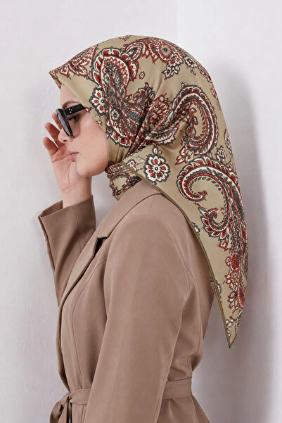 Lesscarves Patterned Cotton Silk Scarf Ls2207