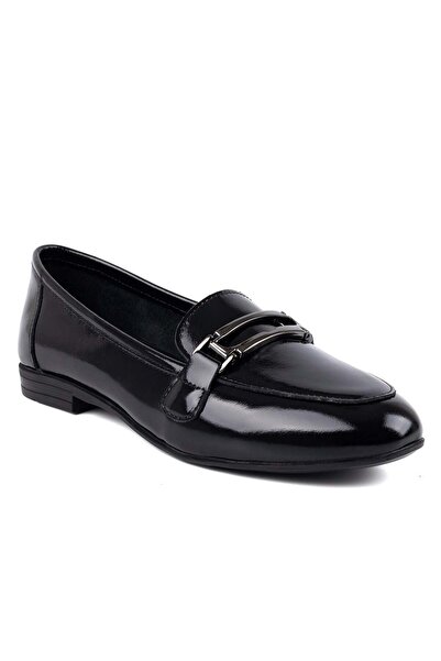 nehironline Trapani 614 26Ya Women's Casual Shoes Black Patent Leather