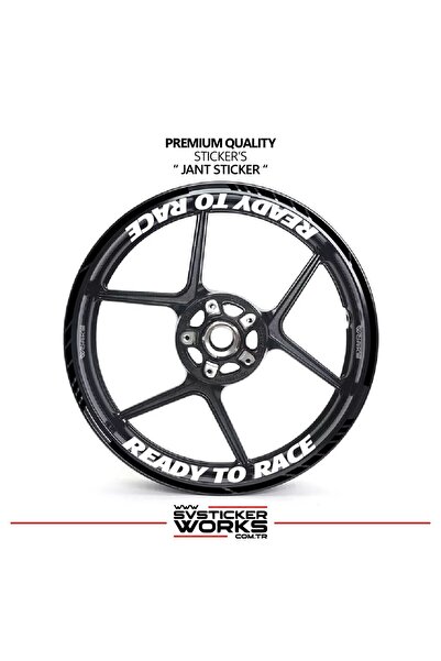 ARONA Ktm duke wheel sticker - inner & outer - ready to race text design