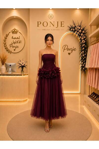 genric A Dress That Exudes Luxury with a Sophisticated Feminine Design and De...