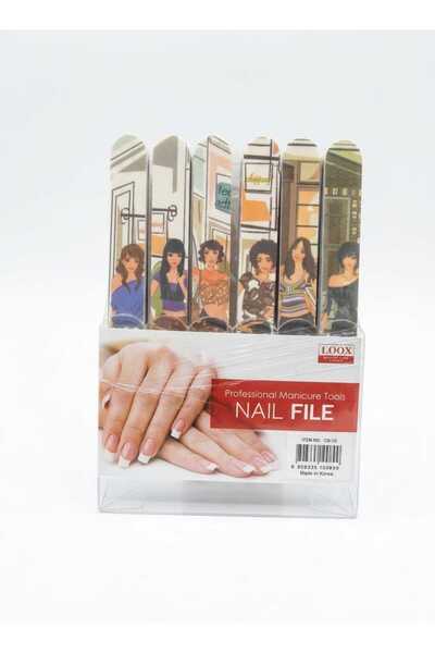 Loox Korean Lux Stand Nail File 48Pcs Model No.Cb-1G