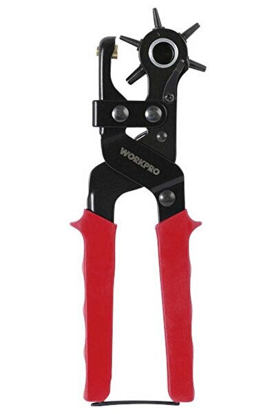 Workpro Leather Hole Punch Pliers 6 Size, Heavy Duty Rotary Belt Punch Tool f...