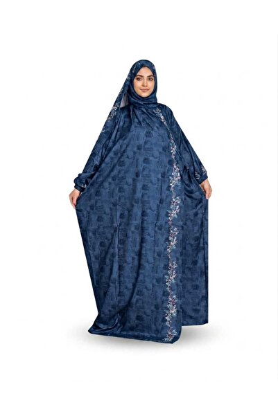 SDD A cold and heavy egyptian scarf with islamic shapes with a veil connected...
