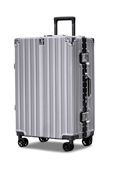 ZAAPPY Aluminum Frame 28 Inch (30-35kg) Luggage, Silent Spinner Wheels, Zippe...