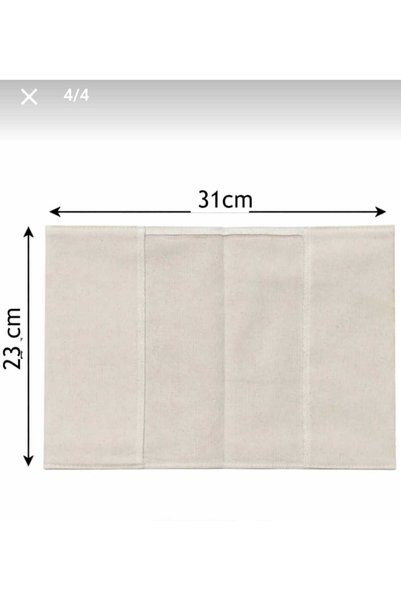 Şımartan Floral, Nature and Women Themed Decorative, Artistic Portrait Design 100% Cotton Book and Notebook Cover 23X31 cm