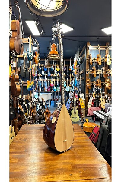 PENA MÜZİK Uzun Sap Üst Seri Tam Profesyonel Ardıç Bağlama 42 Tekne