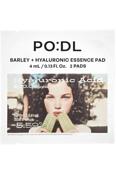 PO:DL Barley Hyaluronic Essence Pads Dischete ser 4 ml