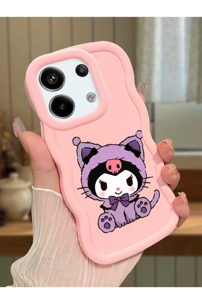 Hontinga Poco X6 5g Compatible Case Camera Protector Pink Silicone Couple Pho...