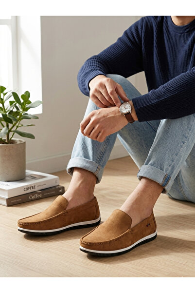 LEVIOTTO Men's Casual Slip-On Loafers | Suede-Style Driving Shoes | Lightweig...