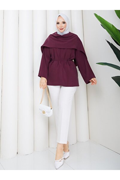 REMA BUTİK Tunic with Cape Detail