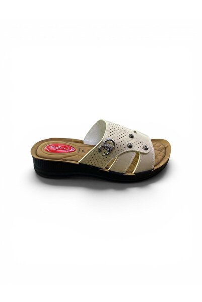 by efe Women's Wedge Heel Buckle Soft Sole Summer Slippers