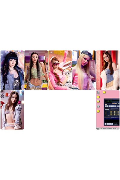 Genel Markalar Manifest TOZ PEMBE Fanmade Fotokart Seti 6 Adet
