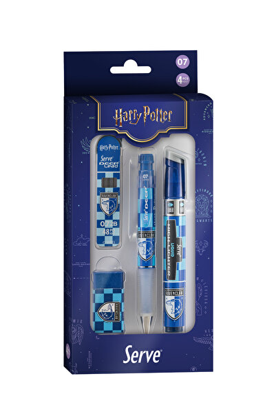 Serve Deep Dörtlü Set Harry Potter Damalı 07mm