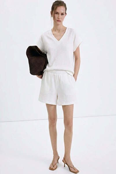 COTENCONCEPT Pocketed Loose Fit Flowy Two-Piece Top and Shorts Set