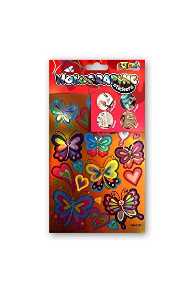 Penmate Stickere decorative multicolor 14,5x23,5cm holografice fluturi