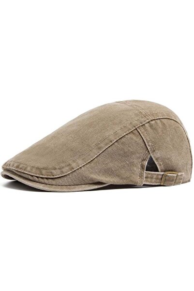 Mumianhua Generic Vintage Washed Hat Men's Forward Beret Cotton Casual All-ma...