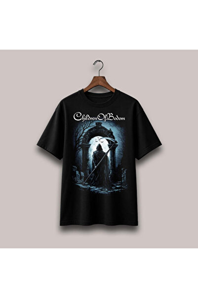 Grafftee Clothing Children of Bodom Printed Unisex Oversize T-Shirt