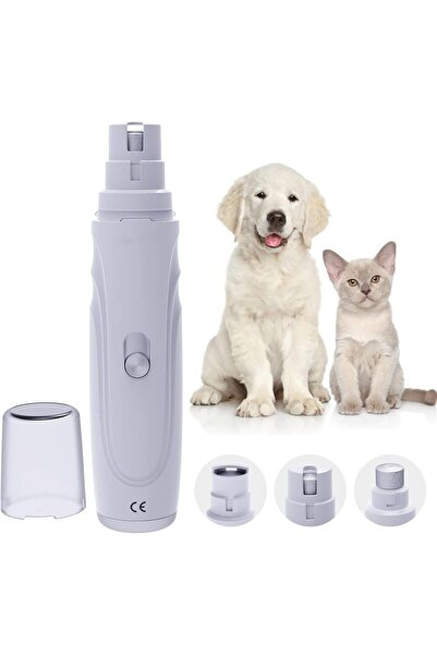 MAKINGTEC Quiet Electric Dog Nail Grinder, Usb Rechargeable Pet Nail Trimmer ...