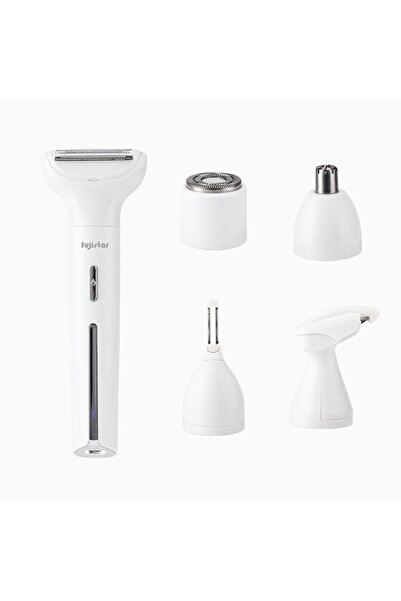 fujistar Ladies Rechargeable 5-in-1 Lady Shaver Set 600mAh battery, waterproo...