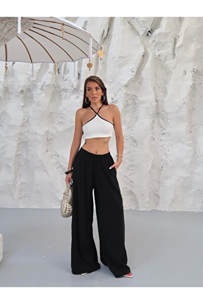 Paw Garage Women's Virella Modal Cupra Wide Leg Pants