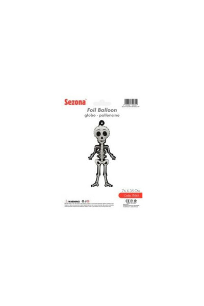 OEM Balon folie Sezona Halloween schelet multicolor 76x35 cm