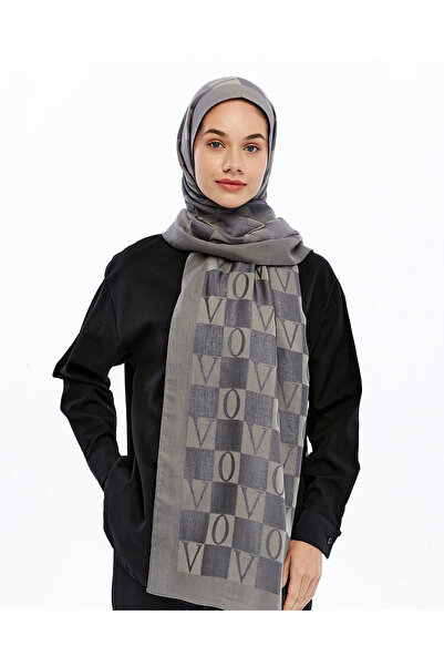 Valentino Orlandi 60% Lyocell 40% Cotton Alia Vo Women's Patterned Shawl_Dark...