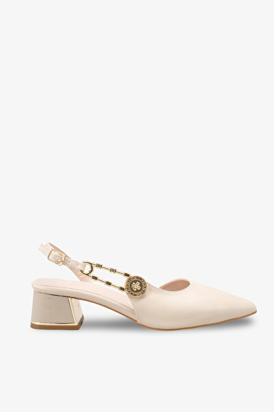 İNNABUTİKK Wesay Women's Heeled Shoes with Accessories - Tan