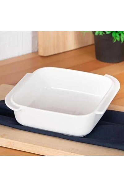 ACAR Bianco Perla Kare Fırın Kabı MST586