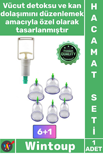 Wintoup #HacamatSeti Klinik Hijyenik Vakumlu Pompalı Manuel Geleneksel Tıbbi ...
