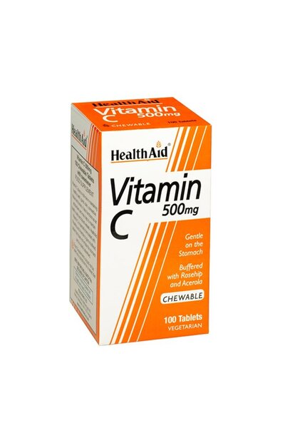 Healthaid ΥΓΕΙΑ ΒΙΤΑΜΙΝΗ C 500mg 100 Μασώμενα Δισκία