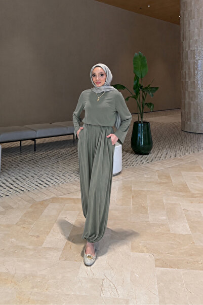 RİELLA Hera Oysho Kumaş Oversize Günlük Tesettür Takım