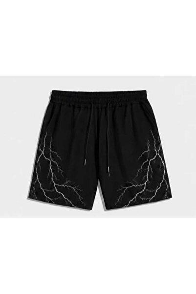 bellanova Pantaloni scurți de vară unisex, supradimensionați, cu croială conf...