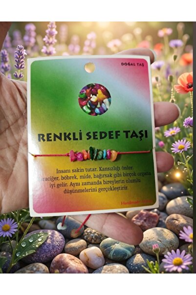 best bioenerji taş terapi Colored Natural Stone Bracelet