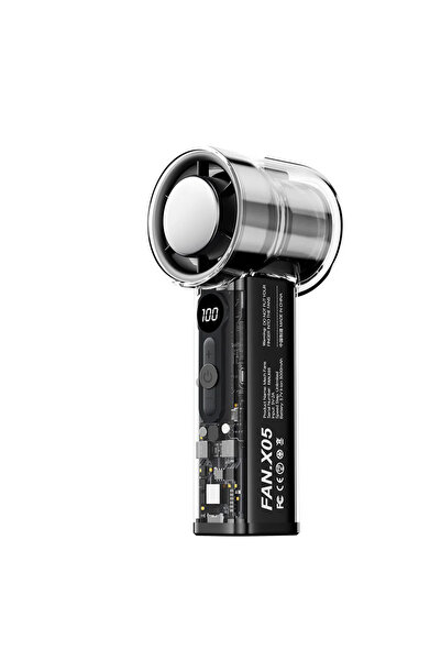Choice black Semiconductor Refrigeration High-speed Handheld Electric Fan 300...