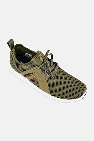 Puma Men Zod V3 Lace Up Running Shoes, Olive