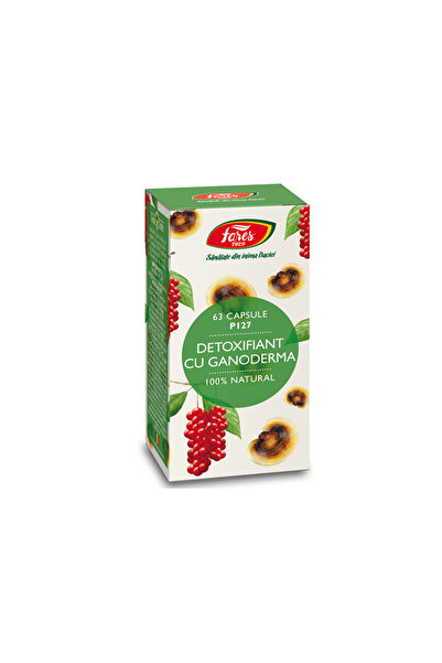 Fares Detoxifiant Cu Ganoderma - 63cps