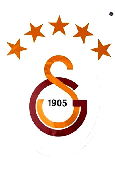 ekstrafix Galatasaray 5 Yıldız Arma Büyük Sticker 40X50Cm Orijinal Lisanslı Ürün