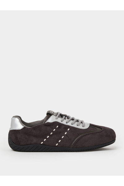 Styli Metallic Insert Lace-Up Sneakers