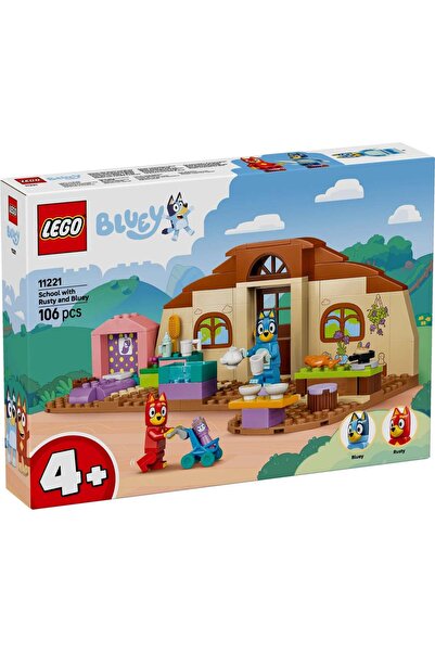 LEGO ® Bluey - La scoala cu Rusty si Blue (11221)