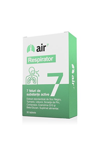 Pharma Air 7 Respirator, 30 tablete, Green Splid