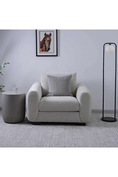 PAN HOME SWISH SINGLE SEATER SOFA - BEIGE