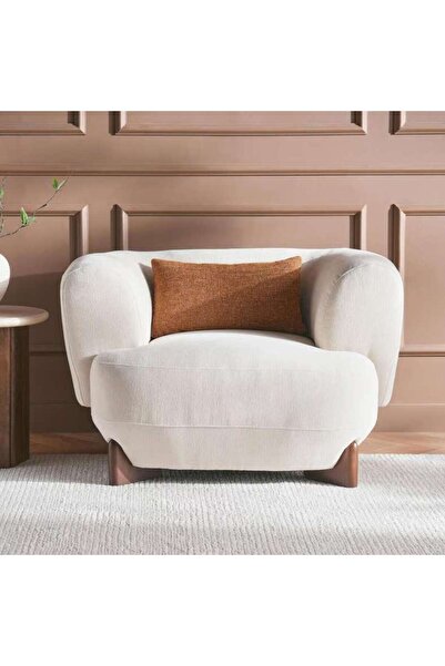 PAN HOME FASCE SINGLE SEATER SOFA - BEIGE