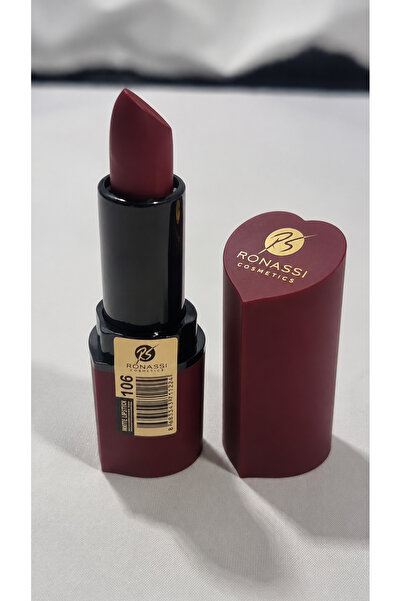 RS Ronassi Cosmetics أحمر شفاه ماتي مكثف اللون بتصميم على شكل قلب من روناسي ك...