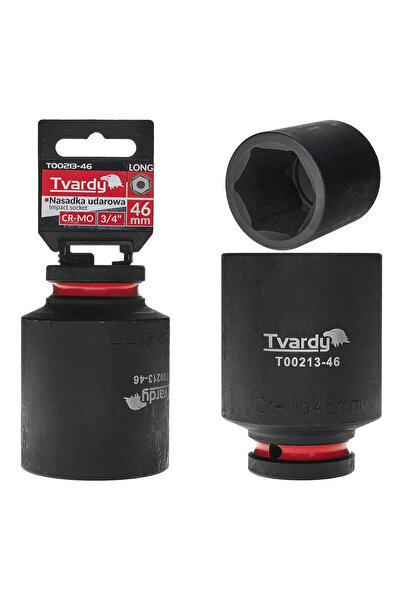 Tvardy Cheie tubulară de impact cu 6 puncte 3/4 ", 46 mm, Cr-Mo, T 00213-46