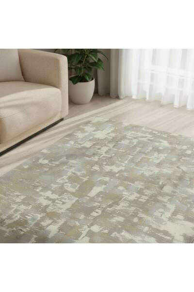 PAN HOME Lander Border Handmade Premium Wool Rug 160x230cm - Natural