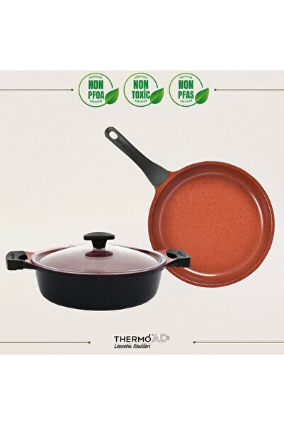 ThermoAD Tencere Seti | Graneu Serisi | 3 Parça | RED DIAMOND